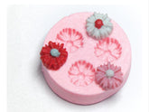 HBR2211 SMALL  PINK 3D  FLOWER MOLD/MOULD